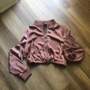 H&M Satin Bomber Jacket
